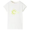 T-shirt pour enfants &eacute;cru 128