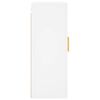 vidaXL Armoires murales 2 pcs blanc 69,5x34x90 cm
