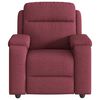 vidaXL Fauteuil inclinable Rouge bordeaux Tissu