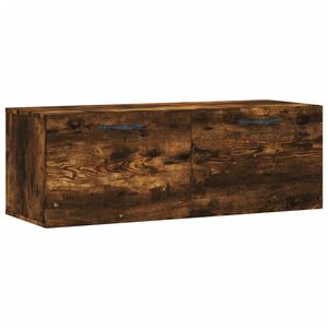 vidaXL Armoire murale Ch&ecirc;ne fum&eacute; 100x36,5x35 cm Bois d'ing&eacute;nierie