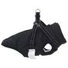 vidaXL Manteau pour chien Noir L40 Fleece et Polyester