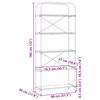 vidaXL &Eacute;tag&egrave;re Ch&ecirc;ne Sonoma 80 x 30 x 183 cm Bois d'ing&eacute;nierie