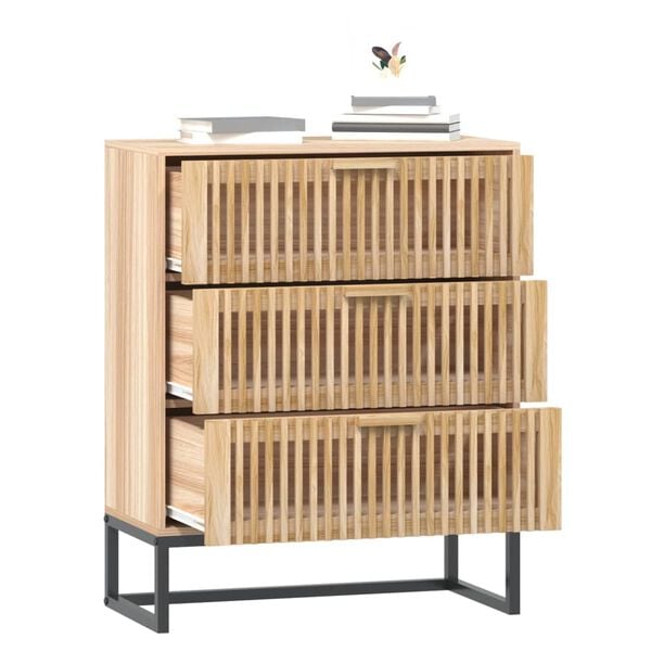 vidaXL Buffet 60x30x75 cm bois d'ing&eacute;nierie