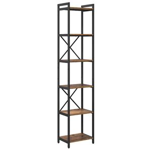 vidaXL &Eacute;tag&egrave;re Bois ancien 40 x 30 x 189,5 cm Bois d'ing&eacute;nierie