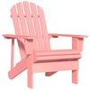 vidaXL Chaise de jardin Adirondack Bois de sapin massif Rose