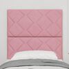 vidaXL Tête de lit LED avec tête de lit Rose 80 cm Cuir synthétique