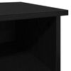 vidaXL Buffet Ch&ecirc;ne noir 100 x 35,5 x 60 cm Bois d'ing&eacute;nierie