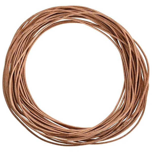 vidaXL Corde en Cuir Marron Ø2 mm x 10 m Cuir