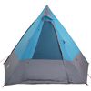 vidaXL Tente de camping avec toit Bleu 482 x 360 x 227 cm taffetas