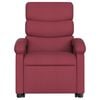 vidaXL Fauteuil inclinable de massage Rouge bordeaux Tissu