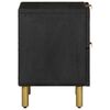 vidaXL Table de chevet noir 40x33x46 cm bois de manguier solide