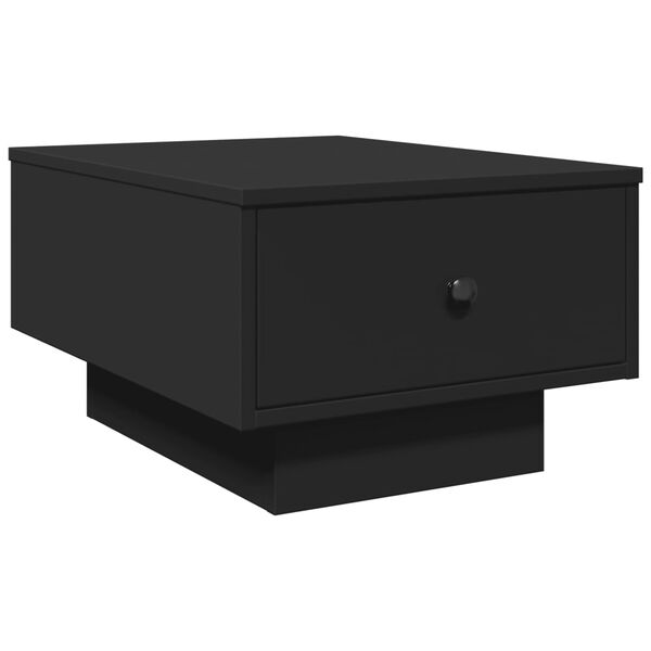 vidaXL Table basse noir 60x45x31 cm bois d'ing&eacute;nierie