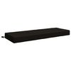 vidaXL Coussin de dos SOEST 100 % polyester Noir 120 x 40 x 10 cm
