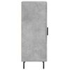 vidaXL Buffet Gris b&eacute;ton 34,5x34x90 cm Bois d'ing&eacute;nierie