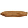 vidaXL Dessus de table 40x40x2,5 cm octogonal bois de teck massif