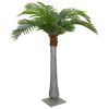 vidaXL Palmier artificiel 15 feuilles 200 cm vert