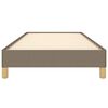 vidaXL Cadre de lit sans matelas taupe 80x200 cm tissu