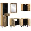 vidaXL Ensemble de meubles de salle de bain 5 pcs bois manguier massif
