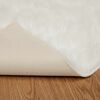 vidaXL Tapis en fausse Tafalla Blanc 140 x 200 cm Polyester
