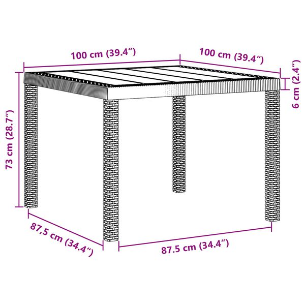 vidaXL Ensemble de salle &agrave; manger pour jardin 5 pcs Anthracite