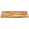 vidaXL Dessus de table 60x60x3,8 cm bord vif bois massif manguier brut