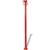 vidaXL Prop Acrow Rouge 280 x 12 x 12 cm