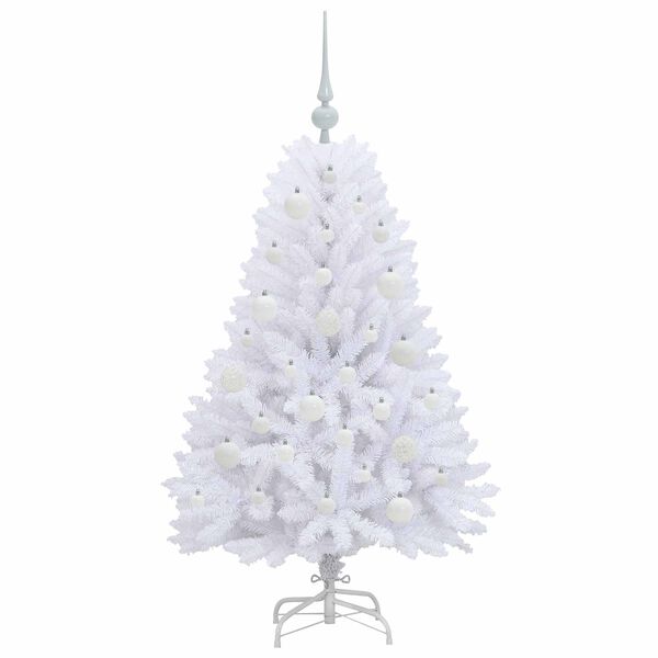 vidaXL Sapin de No&euml;l Artificiel &agrave; Branches Articul&eacute;es Blanc 120 cm