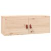 vidaXL Armoires murales 2 pcs 80x30x30 cm Bois de pin massif