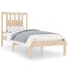 vidaXL Cadre de lit sans matelas bois massif 90x200 cm