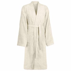 vidaXL Peignoir KINN Cr&egrave;me S Coton