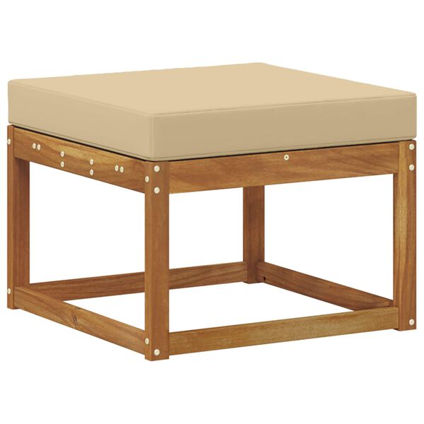 vidaXL Ensemble de canap&eacute;s d'ext&eacute;rieur 9 pcs Naturel et Beige