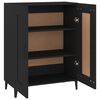vidaXL Buffet Noir 69,5x34x90 cm Bois d'ingénierie