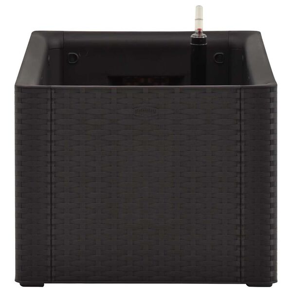 vidaXL Lit sur&eacute;lev&eacute; de jardin syst&egrave;me arrosage Anthracite 100x43x33 cm