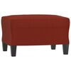 vidaXL Ensemble de canap&eacute;s 4 pcs et coussins Rouge bordeaux Similicuir