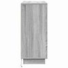 vidaXL Buffet LED Gris Sonoma 90 x 32 x 75 cm Bois d'ing&eacute;nierie