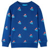 vidaXL Sweatshirt pour enfants bleu fonc&eacute; 104