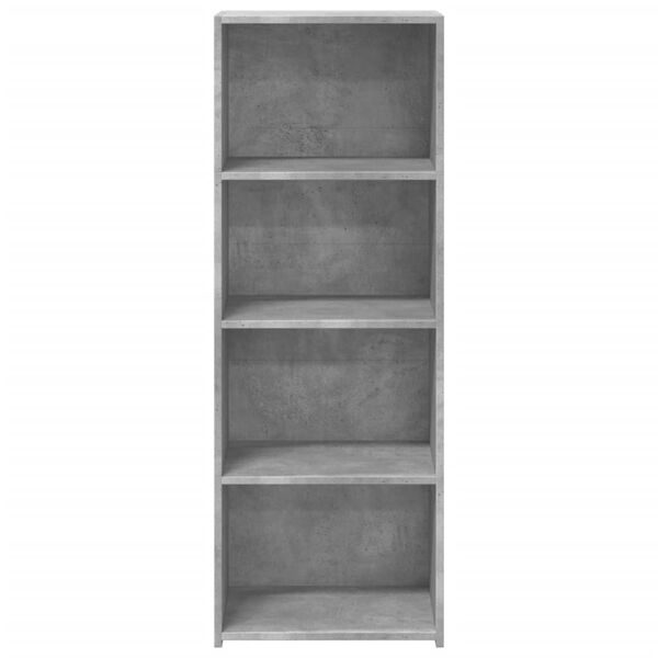 vidaXL Buffet haut gris b&eacute;ton 45x41x124 cm bois d'ing&eacute;nierie