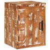 vidaXL Table de chevet Marron Bois massif de r&eacute;cup&eacute;ration