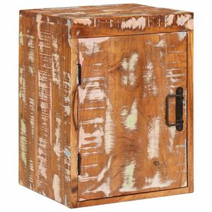 vidaXL Table de chevet Marron Bois massif de r&eacute;cup&eacute;ration