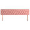 vidaXL T&ecirc;tes de lit Rose 200x7x78/88 cm Velours