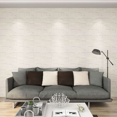 vidaXL Panneaux muraux 3D 12 pcs 0,5x0,5 m 3 m²