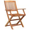 vidaXL Ensemble à manger de jardin 5 pcs Bois d'acacia solide