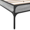 vidaXL Cadre de lit sans matelas sonoma gris 90x190 cm