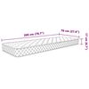 vidaXL Matelas en mousse à mémoire de forme blanc 70x200x17 cm doux