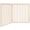 vidaXL Barri&egrave;re pour chien pliable 2 panneaux 160 cm bois de peuplier