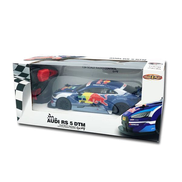 Gear2Play Voiture de course jouet t&eacute;l&eacute;command&eacute;e Red Bull Bleu 1:24