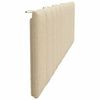 vidaXL Coussin de t&ecirc;te de lit Hanko cr&egrave;me 180 cm tissu