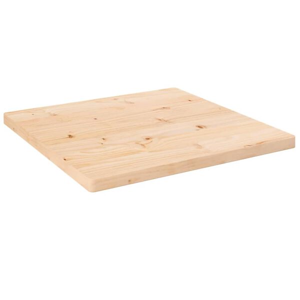 vidaXL Dessus de table 40x40x2,5 cm bois de pin massif