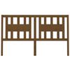 vidaXL T&ecirc;te de lit Marron miel 156x4x100 cm Bois massif de pin