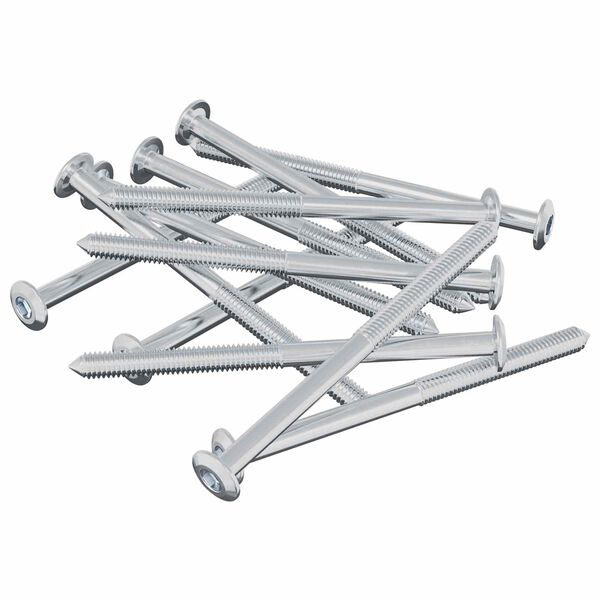 vidaXL Vis 1200 pcs Argent&eacute; M6 x 85 mm Acier